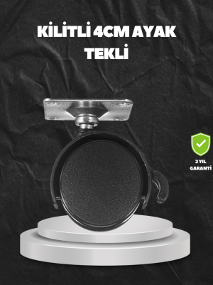 Kilitli 4 cm Evrensel Tekerlek Ayak Tek Adet