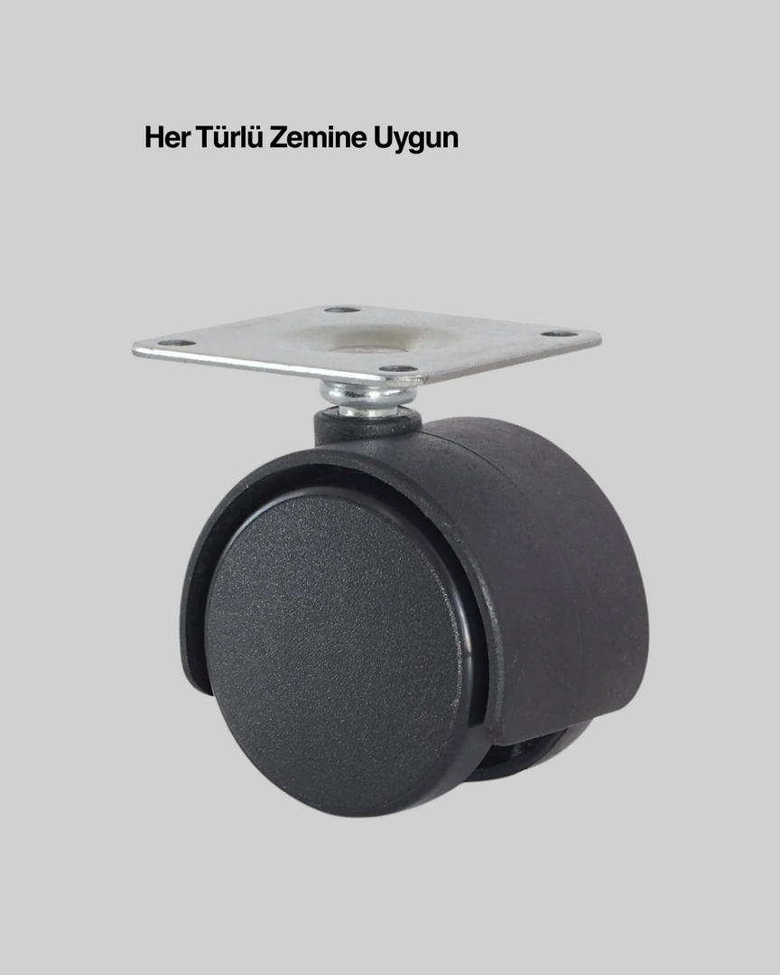 1247651_7-96.png Mobilya Tekerleği 6 cm Kilitsiz Tekli Satış - Görsel 2