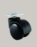 Kilitsiz Mini Tekerlek Ayak 4 cm 4’lü Set Kolay Montaj - Görsel 5