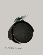 Kilitsiz 4 cm Tekerlek Ayak 4’lü Set Sessiz ve Dayanıklı - Görsel 3