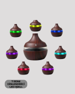 7 Renk Dinlendirici LED Işıklı Aroma Buhar Makinesi - Görsel 3