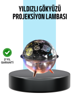 Galaksi ve Yıldız Efektli Nemlendirici Işık Projektörü