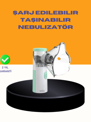Kompakt Boy Şarjlı Taşınabilir Nebulizatör Cihazı