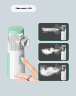 Sessiz Çalışan Taşınabilir Şarjlı Nebulizatör - Görsel 4
