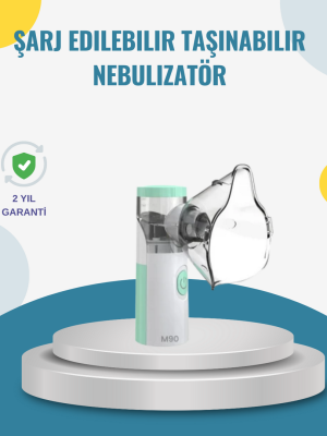 Şarjlı Taşınabilir Ultrasonik Nebulizatör Ultra Sessiz