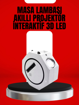Taşınabilir 360° Ayarlanabilir Gökyüzü Projeksiyon Lambası