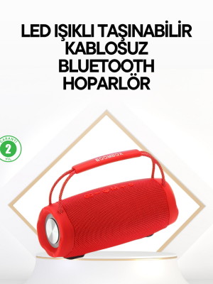 Çevreleyen Sesli RGB Destekli Kablosuz Taşınabilir Hoparlör