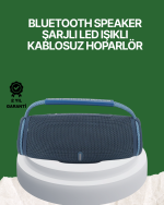 Net Stereo Ses Sunan IPX5 Su Geçirmez Bluetooth Hoparlör