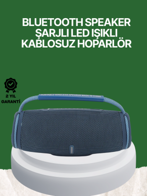 Net Stereo Ses Sunan IPX5 Su Geçirmez Bluetooth Hoparlör