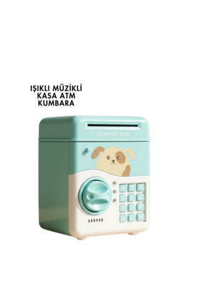 SAM51 MÜZİKLİ IŞIKLI KUMBARA SU YEŞİLİ