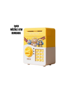 SAM51 MÜZİKLİ IŞIKLI KUMBARA SARI