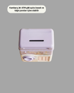 SAM51 MÜZİKLİ IŞIKLI KUMBARA MOR - Görsel 4