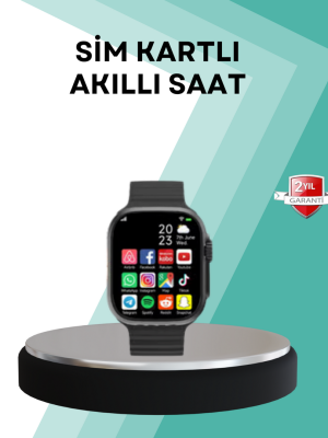 Uyku Takipli GPS’li SIM Kart Destekli Akıllı Saat