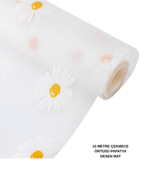 10 METRE PAPATYA DESEN KAYDIRMAZ