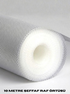 10 Metre Şeffaf Silikonlu Kaymaz Çekmece İçi Düzenleyici