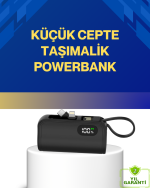 LED Göstergeli 2000mAh Cep Tipi Hızlı Şarj Powerbank