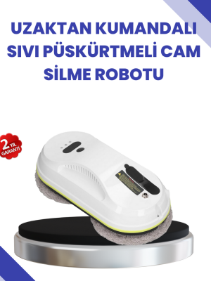 Uzaktan Kumandalı Akıllı Cam ve Pencere Temizleme Robotu