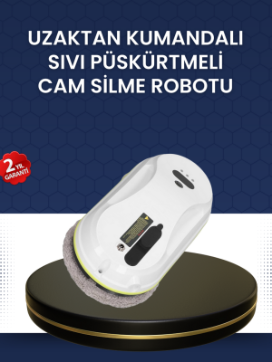 Çift Diskli Güvenli Otomatik Cam Silme Robotu