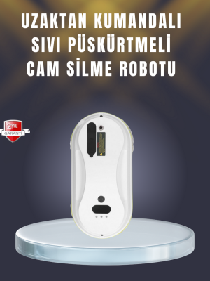 2800 Pa Güçlü Emişli Akıllı Cam Temizleyici Robot