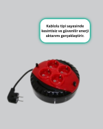 SARGILI PRİZ 5 METRE - Görsel 3