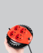 Ev ve Ofis İçin 5 Metre Kablolu 4 Priz Makarası - Görsel 4