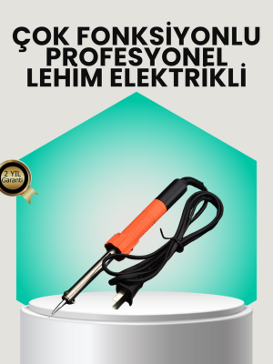 Isıya Dayanıklı Ergonomik Saplı Elektronik Lehimleme Havyası