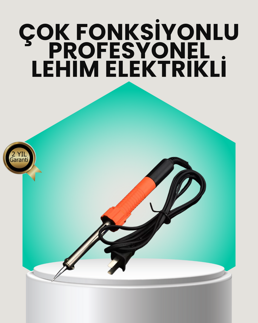 1248381_2-153.png Isıya Dayanıklı Ergonomik Saplı Elektronik Lehimleme Havyası - Görsel 1