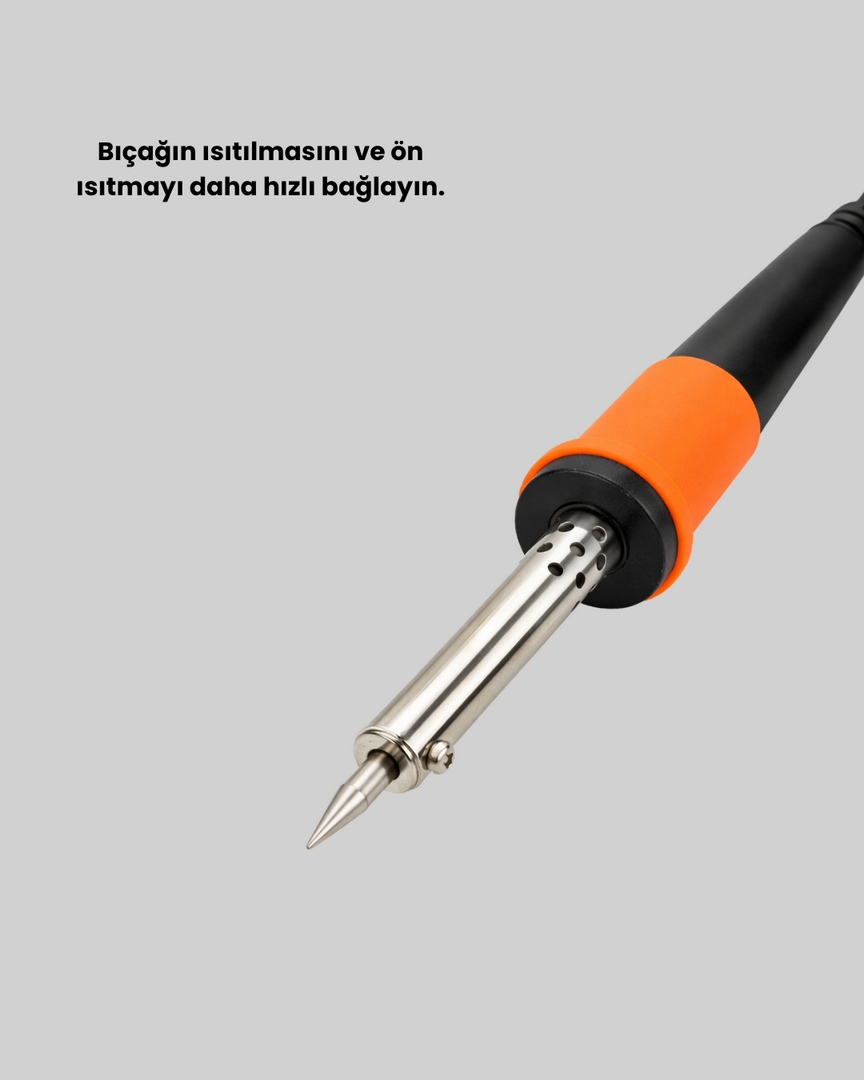 1248381_8-123.png Isıya Dayanıklı Ergonomik Saplı Elektronik Lehimleme Havyası - Görsel 3