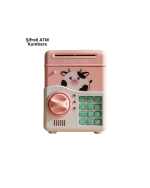 SAM51 MÜZİKLİ IŞIKLI KUMBARA PEMBE