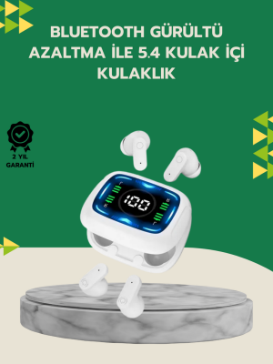 Bluetooth 5.4 Kablosuz Kulaklık Gürültü Engellemeli Uzun Pil Ömürlü