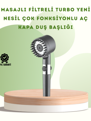 Banyo İçin Filtreli Duş Başlığı Pratik Kullanım