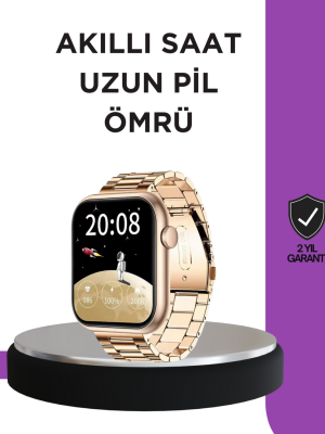 Sağlık Takipli Akıllı Saat 117 Spor Modlu AMOLED Ekran