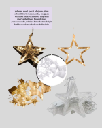 Yıldız Desenli Perde Tipi Peri Led 3x3 Metre Aydınlatma - Görsel 4