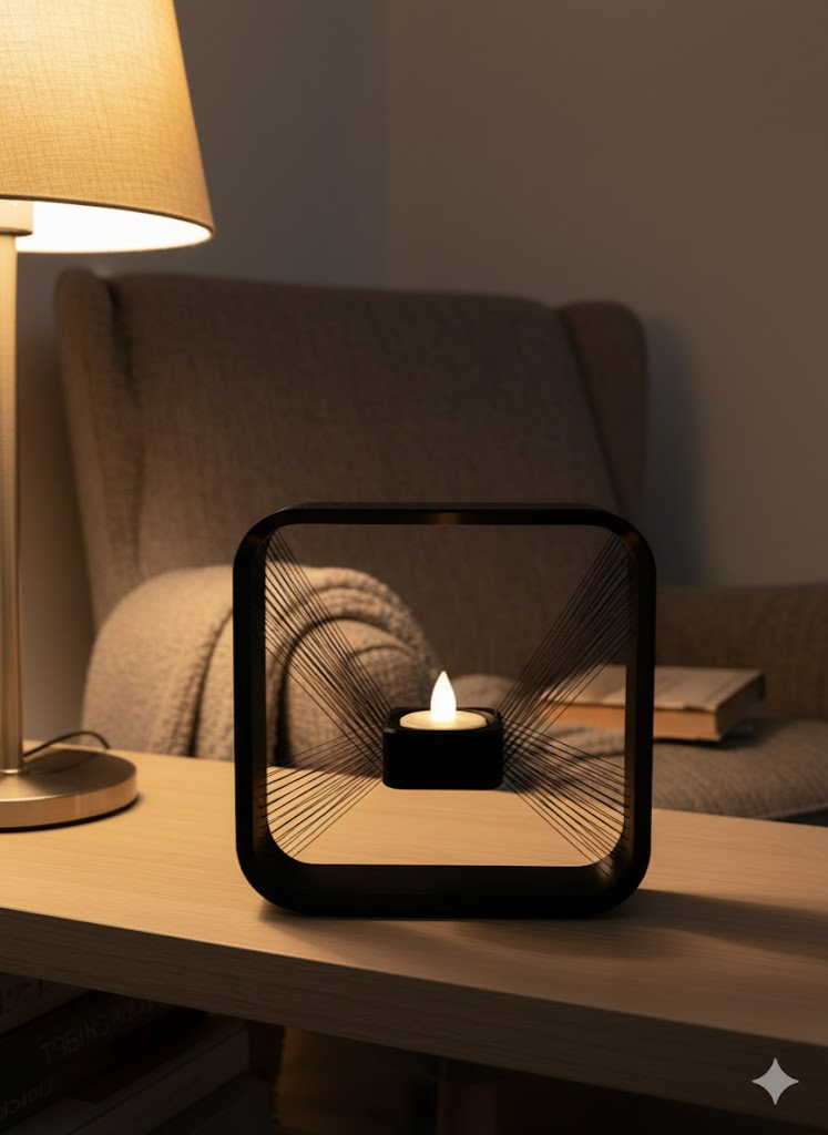 2-179.png Kare Askılı Mumluk Duvara Asılan Şık Dekoratif Mumluk 16×16 cm - Görsel 1