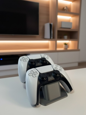 İKİLİ GAMEPAD TUTUCU ANTRASİT