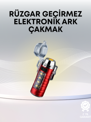 USB Şarjlı Suya Dayanıklı Elektrikli Çakmak