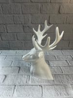 Beyaz Geyik Biblo 23 cm Dekoratif Modern Tasarım - Görsel 2