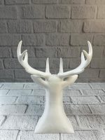 Beyaz Geyik Biblo 23 cm Dekoratif Modern Tasarım - Görsel 3