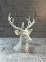 Beyaz Geyik Biblo 23 cm Dekoratif Modern Tasarım - Görsel 4