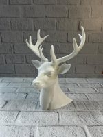 Beyaz Geyik Biblo 23 cm Dekoratif Modern Tasarım - Görsel 5