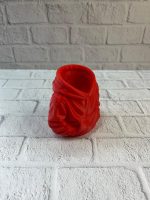 Dekoratif Kırmızı Hoodie Kalemlik 10x10 cm - Görsel 3