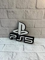 PlayStation 5 Logo Duvar Dekoru Minimal Tasarım 16×12 cm - Görsel 3