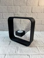 Kare Askılı Mumluk Duvara Asılan Şık Dekoratif Mumluk 16×16 cm - Görsel 2