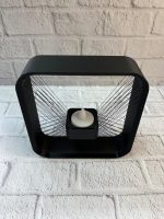 Kare Askılı Mumluk Duvara Asılan Şık Dekoratif Mumluk 16×16 cm - Görsel 4