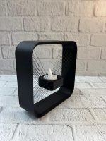 Kare Askılı Mumluk Duvara Asılan Şık Dekoratif Mumluk 16×16 cm - Görsel 5